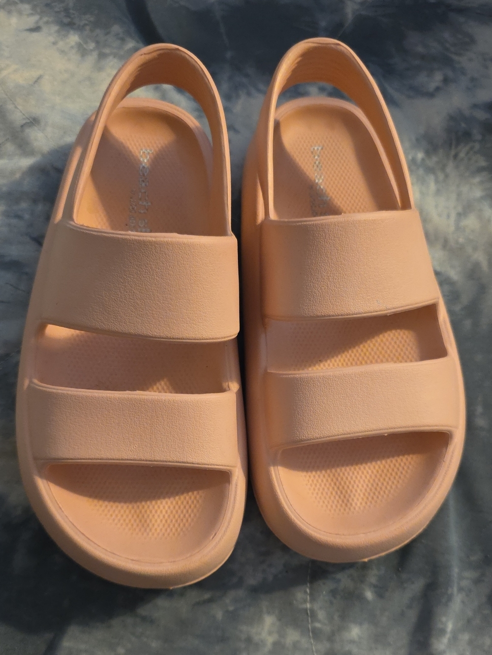 Women’s Peach Slide Sandals - Comfortable Casual Slingback